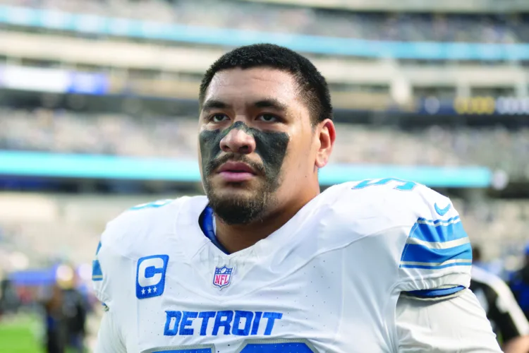 Penei Sewell of the Lions is voted as the top tackle in the NFL by an AP panel